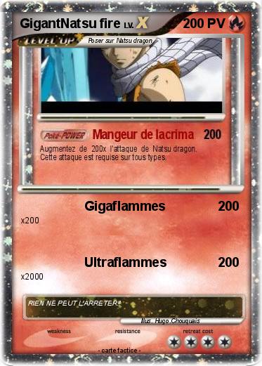 Pokemon GigantNatsu fire