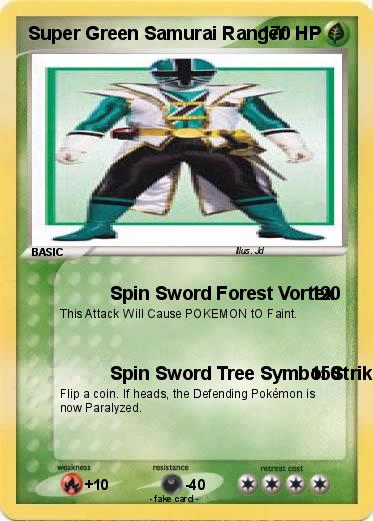Pokemon Super Green Samurai Ranger