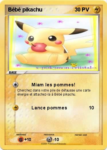 Pokemon Bébé pikachu