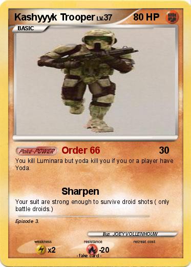 Pokemon Kashyyyk Trooper