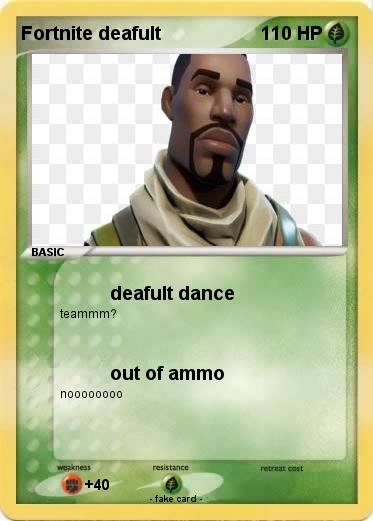 Pokemon Fortnite deafult