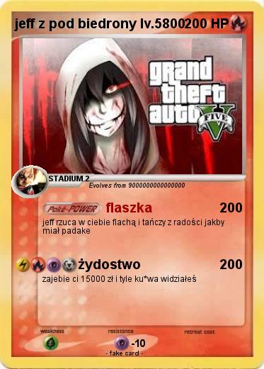 Pokemon jeff z pod biedrony lv.5800