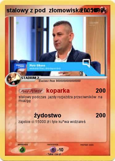 Pokemon stalowy z pod  złomowiska lv.5800