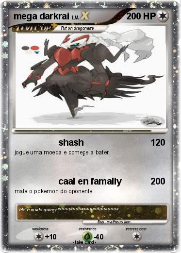 Pokemon mega darkrai