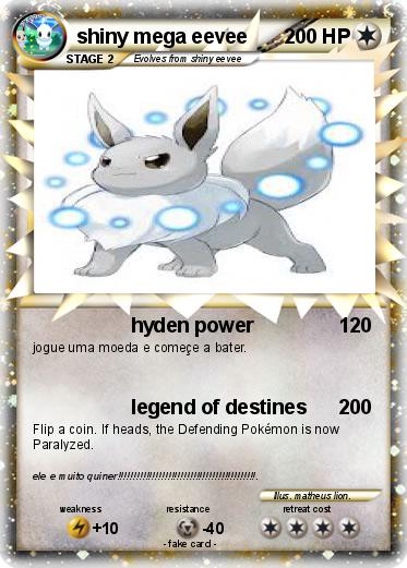 Pokemon shiny mega eevee