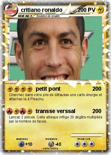 Pokemon critiano ronaldo