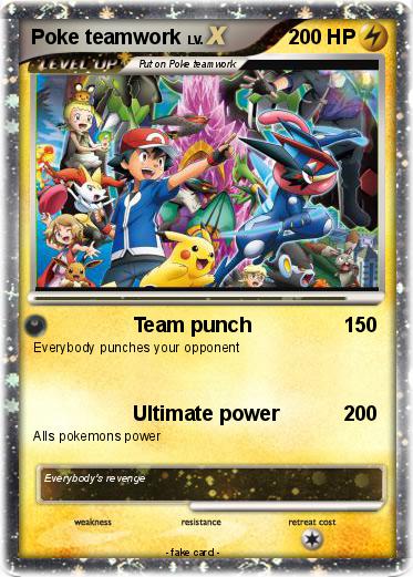 Pokemon Poke teamwork