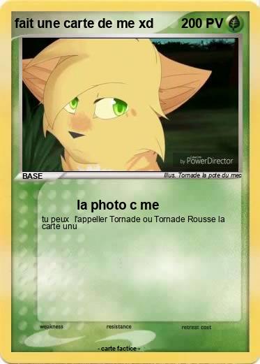 Pokemon fait une carte de me xd