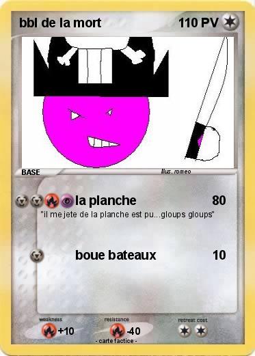 Pokemon bbl de la mort