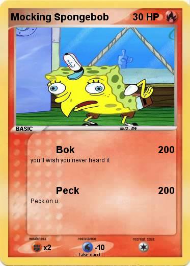 Pokemon Mocking Spongebob