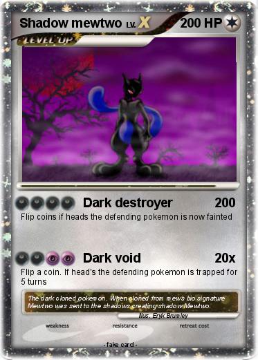 Pokemon Shadow mewtwo