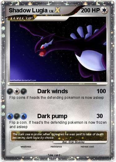 Pokemon Shadow Lugia