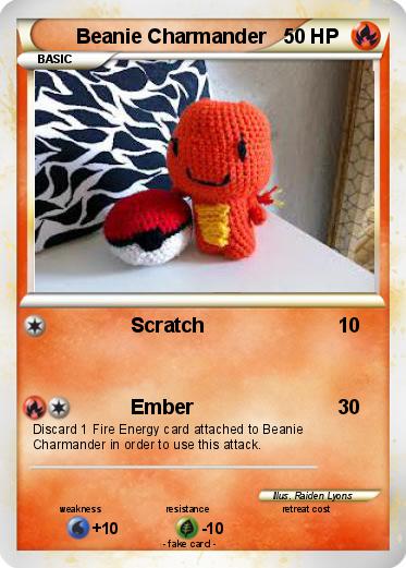 Pokemon Beanie Charmander