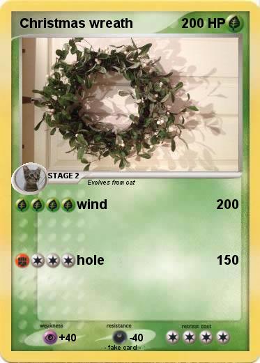 Pokemon Christmas wreath