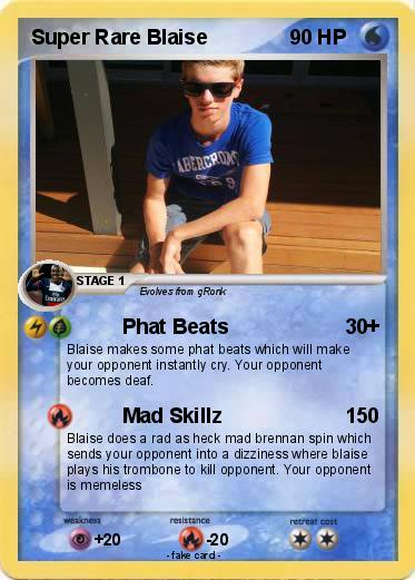 Pokemon Super Rare Blaise