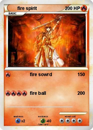 Pokemon fire spirit