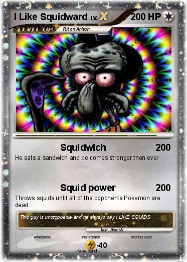 Pokemon I Like Squidward