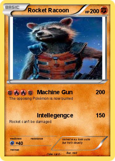 Pokemon Rocket Racoon