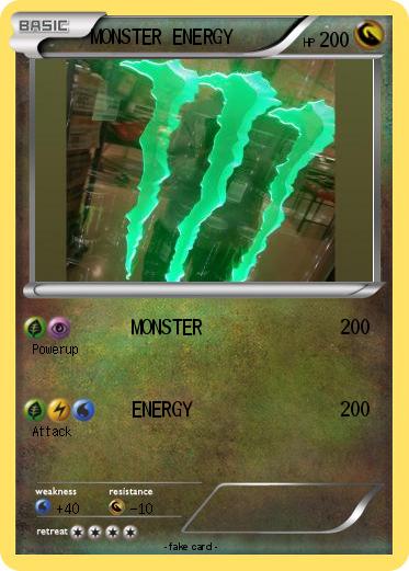 Pokemon MONSTER ENERGY
