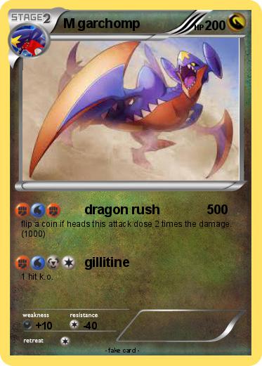 Pokemon M garchomp