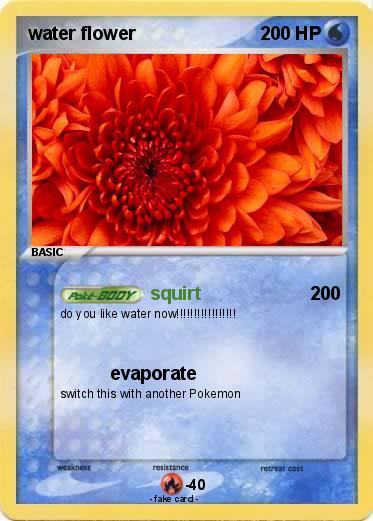 Pokemon water flower