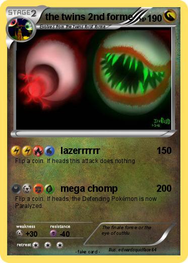 Pokemon the twins 2nd forme