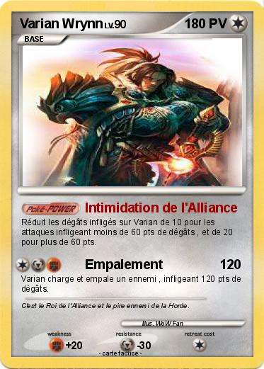 Pokemon Varian Wrynn