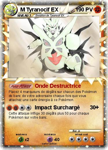 Pokemon M Tyranocif EX