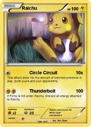 Pokemon Raichu