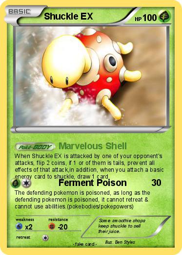 Pokemon Shuckle EX