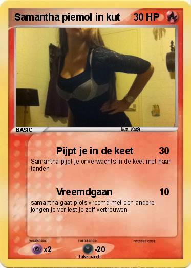 Pokemon Samantha piemol in kut