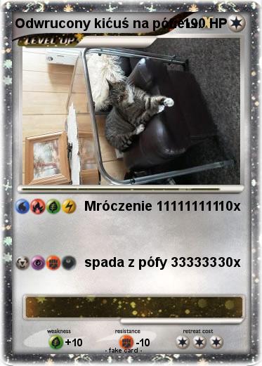 Pokemon Odwrucony kićuś na pófie