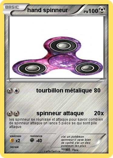 Pokemon hand spinneur