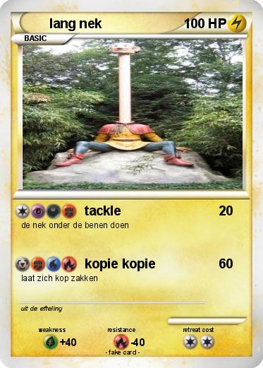 Pokemon lang nek
