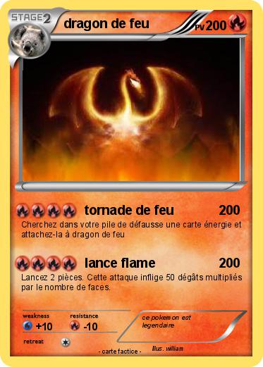 Pokemon dragon de feu
