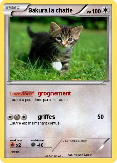 Pokemon Sakura la chatte