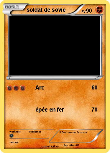 Pokemon soldat de sovie