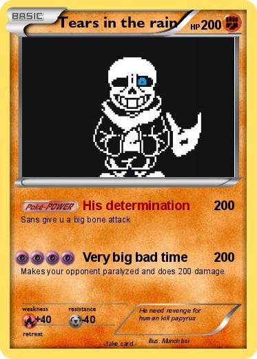 Pokemon Tears in the rain