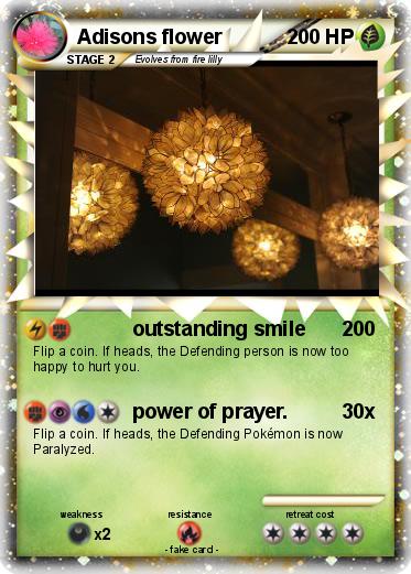 Pokemon Adisons flower