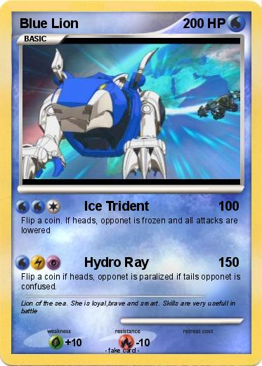 Pokemon Blue Lion