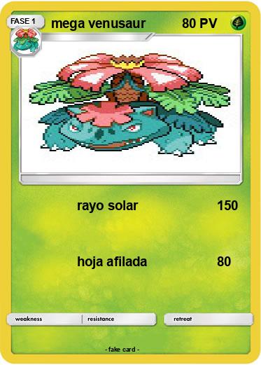 Pokemon mega venusaur