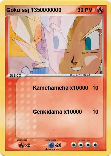 Pokemon Goku ssj 1350000000