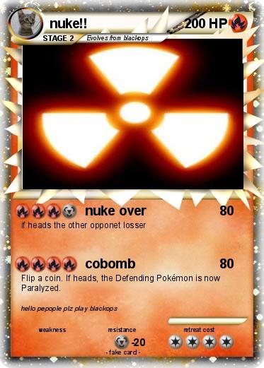 Pokemon nuke!!