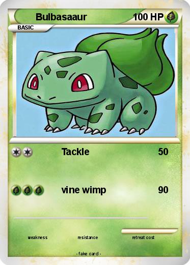 Pokemon Bulbasaaur