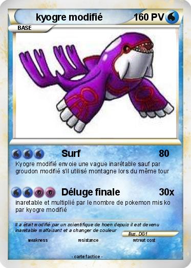Pokemon kyogre modifié
