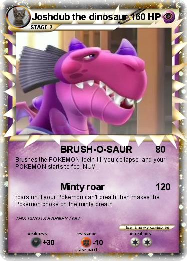 Pokemon Joshdub the dinosaur