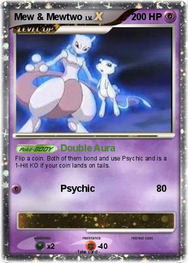 Pokemon Mew & Mewtwo