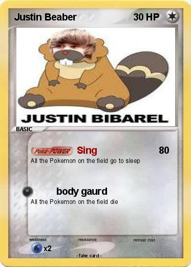 Pokemon Justin Beaber