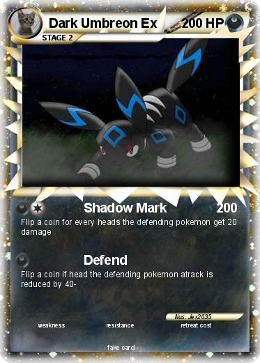 Pokemon Dark Umbreon Ex
