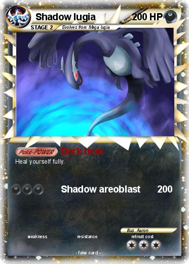 Pokemon Shadow lugia